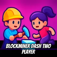 Blockminer Dash Two Player - Co-op Adventure game
